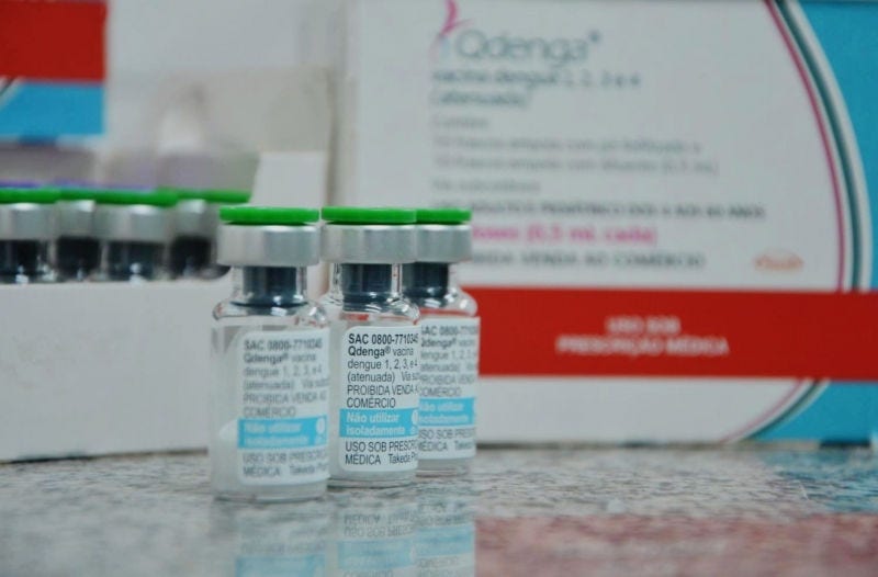 A vacina Qdenga protege contra os sorotipos 1, 2, 3 e 4 da dengue