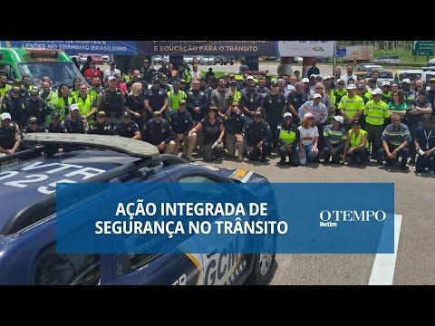 Uma operação conjunta mobilizou entidades de trânsito e transporte no posto da PRF, na BR-381, para conscientizar motoristas e reduzir os índices de acidentes