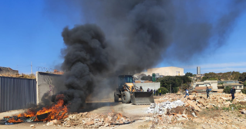 Segundo o município, esta foi a segunda tentativa de invasão do terreno, no bairro Betim Industrial