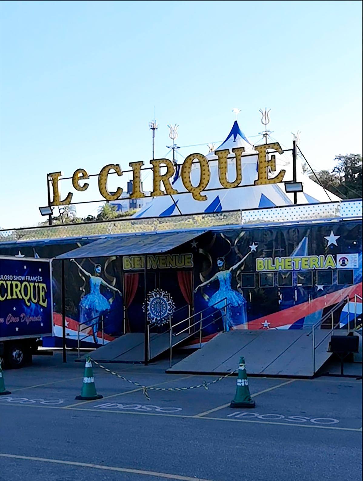 Município é o segundo no país a receber a nova atração do circo francês; primeiro foi Belo Horizonte, no início do ano