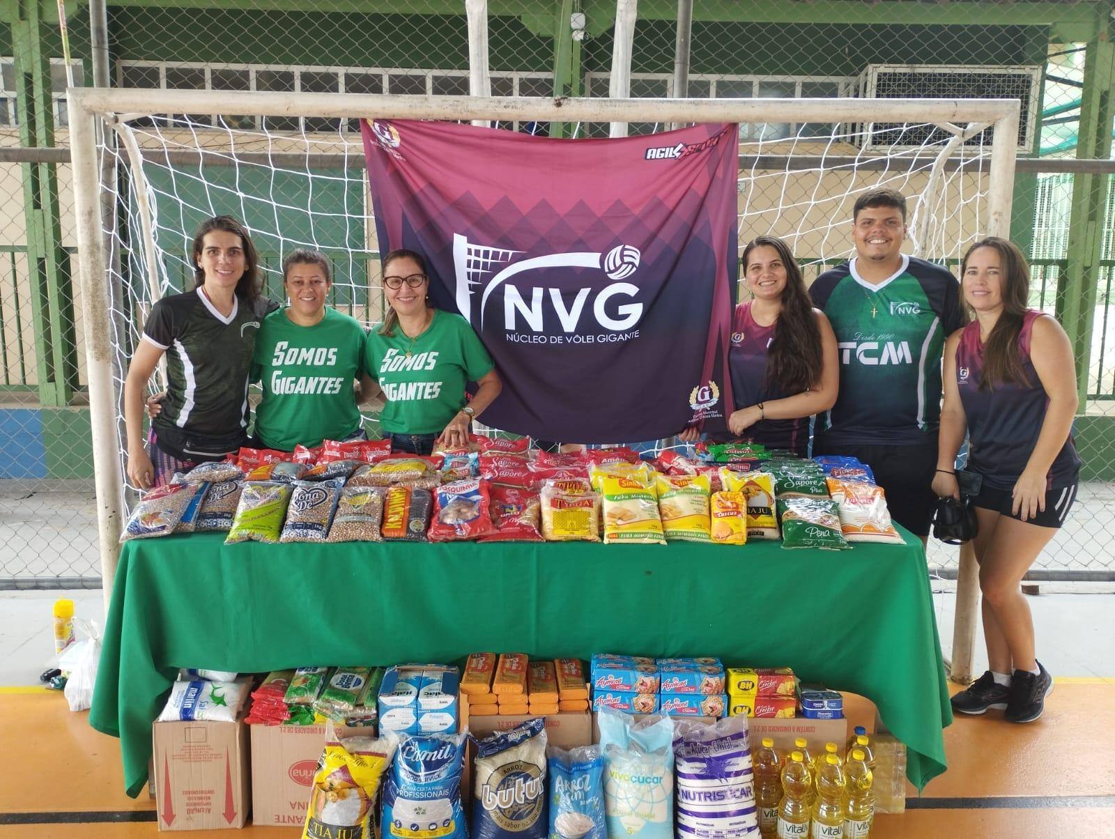 Na primeira ação solidária, em março deste ano, o grupo arrecadou alimentos; foram aproximadamente 190 kg, destinados à Sociedade Espírita Maria Nunes