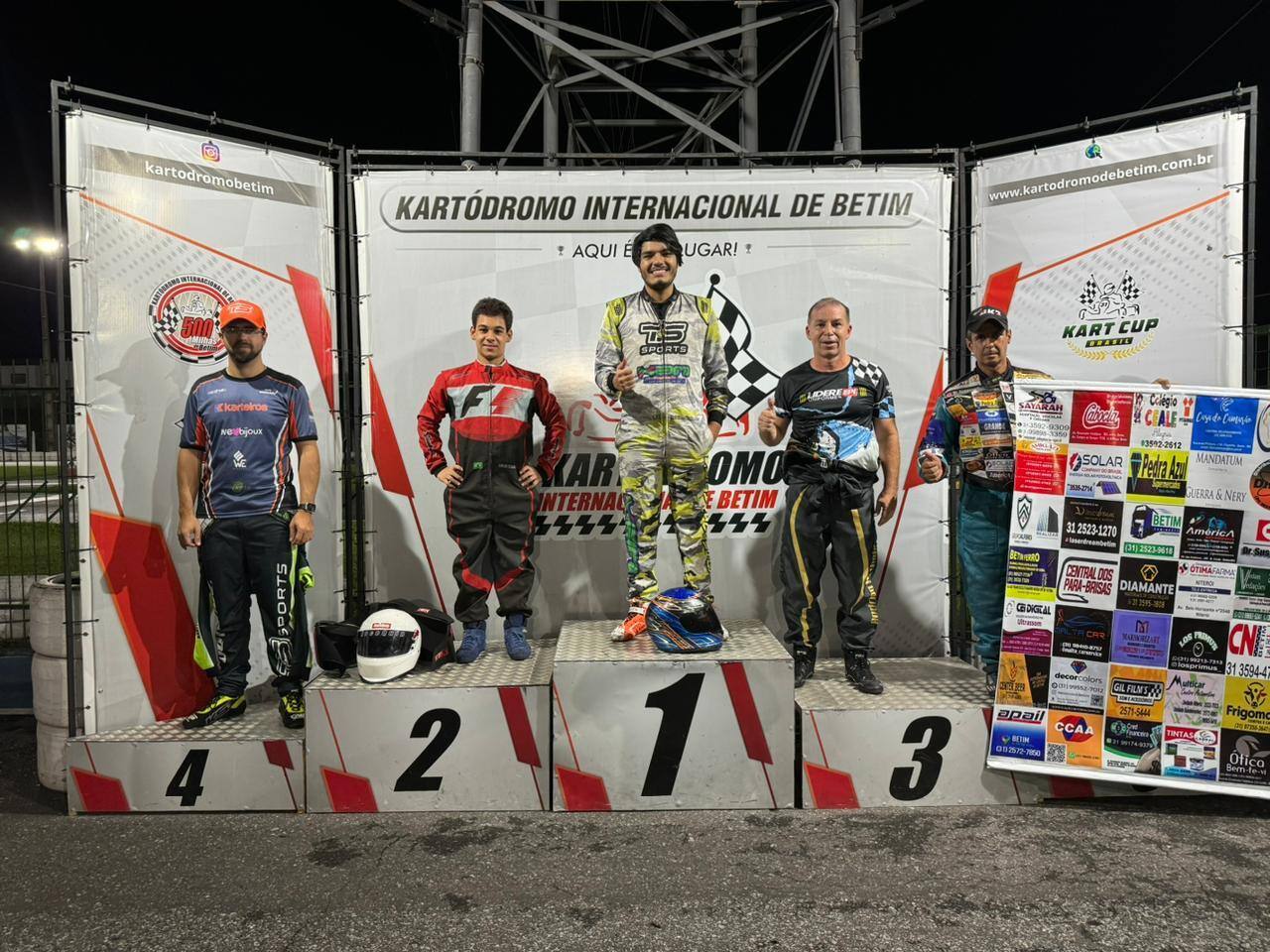 Christian Silveira  venceu a corrida na categoria Super Kart, seguido de Lucas Starling, Rodrigo Rotheia, Rodrigo Dourado e Brunno Machado