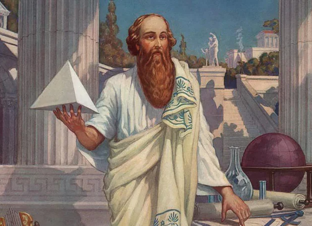 Nascido em 570 anos a.C, Pitágoras fundou a Escola Pitagórica, da filosofia pré-socrática